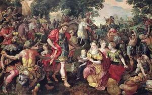 David and Abigail or Alexander and the Family of Darius