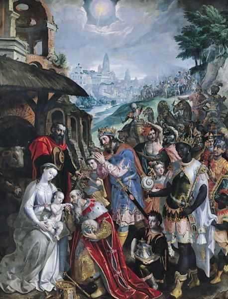 The Adoration of the Magi by Maarten de Vos