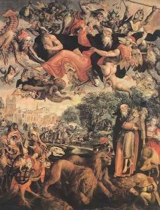 The Temptation of St Antony 1591-94 by Maarten de Vos