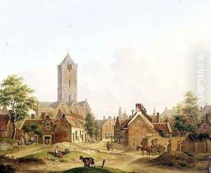 The Church of St. Jacobi, Utrecht by Jan Hendrik Verheyen