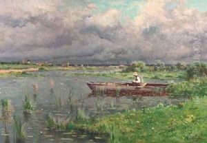 Fishing by Isidore Verheyden