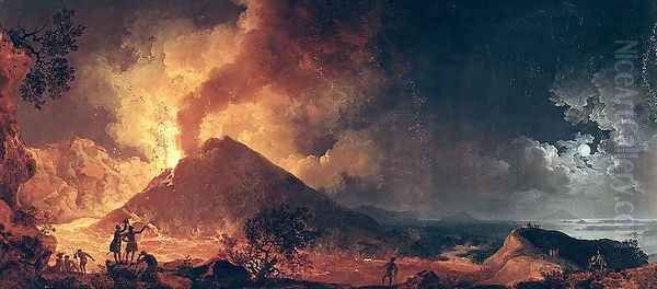 The Eruption of Mount Vesuvius in 1771 - view 1