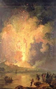 The Eruption of Mount Vesuvius in 1779, 1779-1802 by Pierre-Jacques Volaire