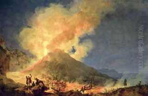Vesuvius Erupting by Pierre-Jacques Volaire