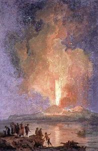 The Eruption of Vesuvius 2 by Pierre-Jacques Volaire