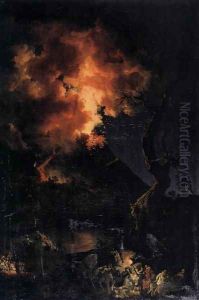 The Eruption of the Vesuvius 1767 by Pierre-Jacques Volaire