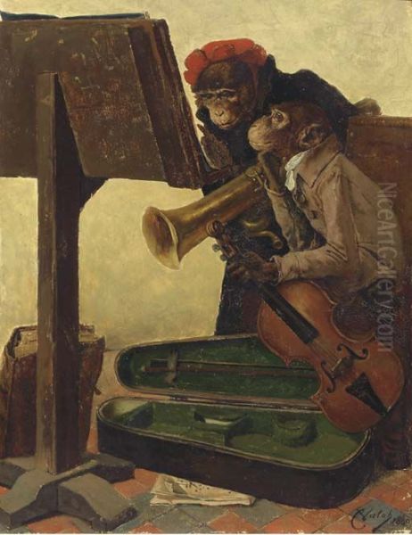 Musical monkeys - view 1