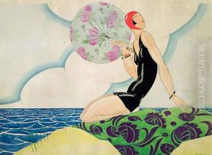 Bather, c.1925 by Rene Vincent