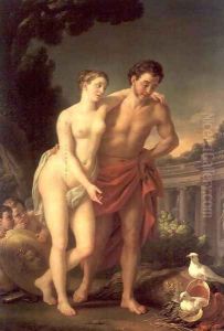 Mars and Venus, 1767-8 by Joseph-Marie Vien