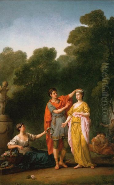 Lover Crowning His Mistress - view 1