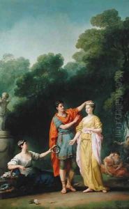A Lover Crowning his Mistress, 1733 by Joseph-Marie Vien