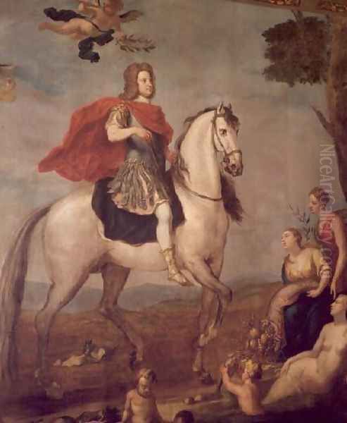 George I on horseback - view 1