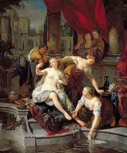The Toilet of Bathsheba, 1710 by Nicolaes Verkolje
