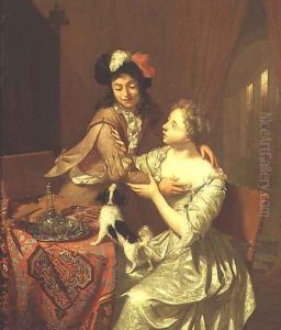 The Proposal by Nicolaes Verkolje