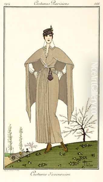 Travel Dress, from Costumes Parisiens 1914 - view 1