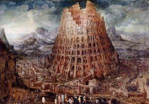 Tower Of Babel by Marten Van Valckenborch I