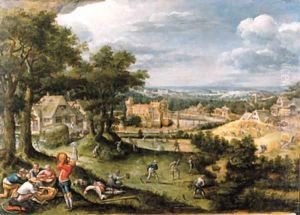 An Allegory of Summer by Marten Van Valckenborch I