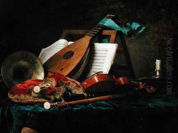 The Attributes of Music, 1770 by Anne Vallayer-Coster