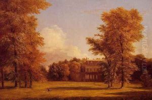 The Van Rensselaer Manor House by Hendrik-Dirk Kruseman van Elten