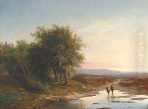 The evening stroll by Hendrik-Dirk Kruseman van Elten
