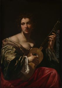 Woman Playing the Guitar