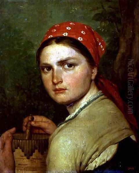 Girl with a Birch-Bark Jar, c.1824 - view 1