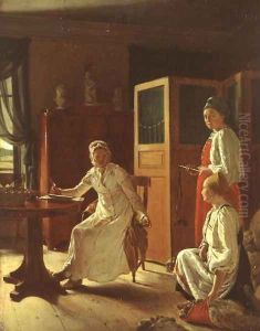 Morning of the Lady of the the Manor, 1823 by Aleksei Gavrilovich Venetsianov