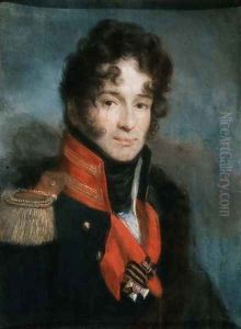 Portrait of Pyotr Alexandrovich Chicherin (1778-1845), 1809-12 by Aleksei Gavrilovich Venetsianov