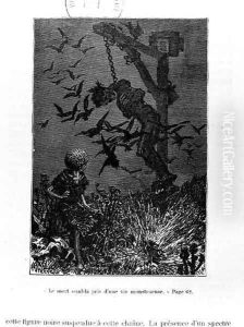 Illustration for LHomme qui rit 1869 by Victor Hugo 1802-85, Paris, 1874 by Daniel Urrabieta Vierge