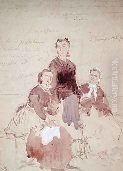 The Three Petroleuses, after 1870 - view 1