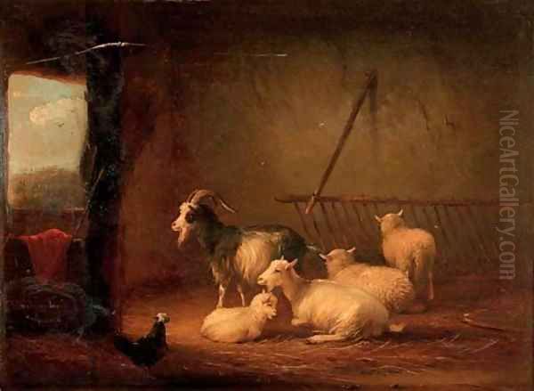 In the barn - view 1