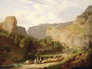 A View of Cheddar Gorge by George Vincent