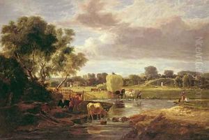 Trowse Meadows, Near Norwich, 1828 by George Vincent