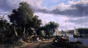 View on the River Yare Near Norwich by George Vincent