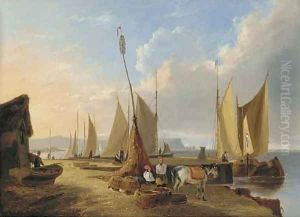 View of the Needles, Isle of Wight, from Christchurch
