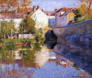 Beside the River (Grez) by Robert William Vonnoh