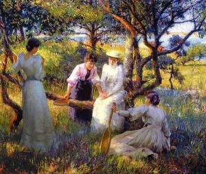 The Ring by Robert William Vonnoh