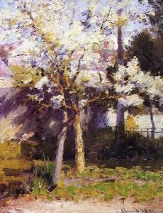 Trees at Gertz by Robert William Vonnoh