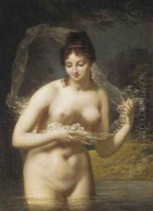 Nude in a Lake by Jacques-Antoine Vallin