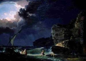 The Wreck, 1795 by Jacques-Antoine Vallin