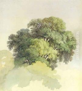 The Crowns of the Trees. 1867 by Feodor Alexandrovich Vasilyev