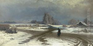 Thaw 1871 by Feodor Alexandrovich Vasilyev
