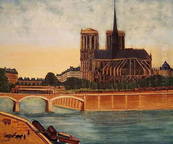 Notre-Dame view of the apse c.1933 - view 1
