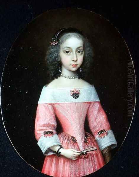 Portrait of a Young Girl with a Fan - view 1
