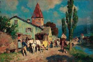 Arriving at the inn