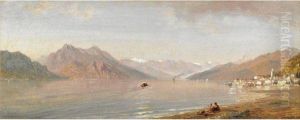 Veduta Di Lago by Carlo Bossoli