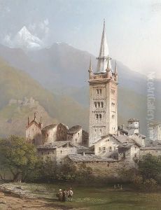 The Town Of Susa, Italy