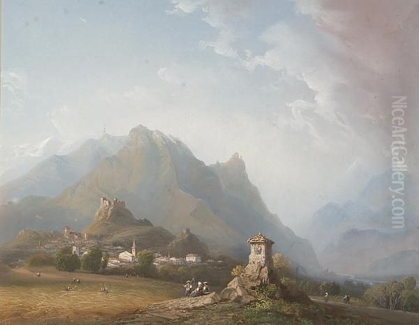 View Over The Cenis Valley, Italy - view 1