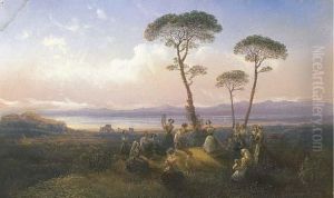 Tarantella Nel Paesaggio Napoletano