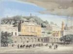 Genova: Piazza Di Negro by Carlo Bossoli